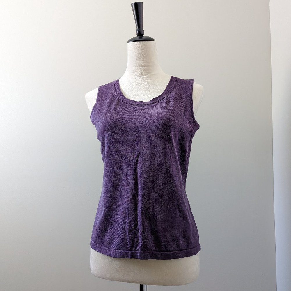 Lafayette 148 New York  Silk  Sleeveless Top - Picture 2 of 11